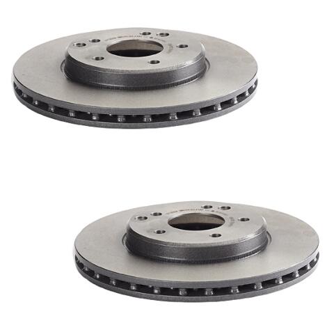 Mercedes Brakes Kit - Pads & Rotors Front and Rear (288mm/278mm) (Ceramic) 004420172041 - Brembo 1636761KIT